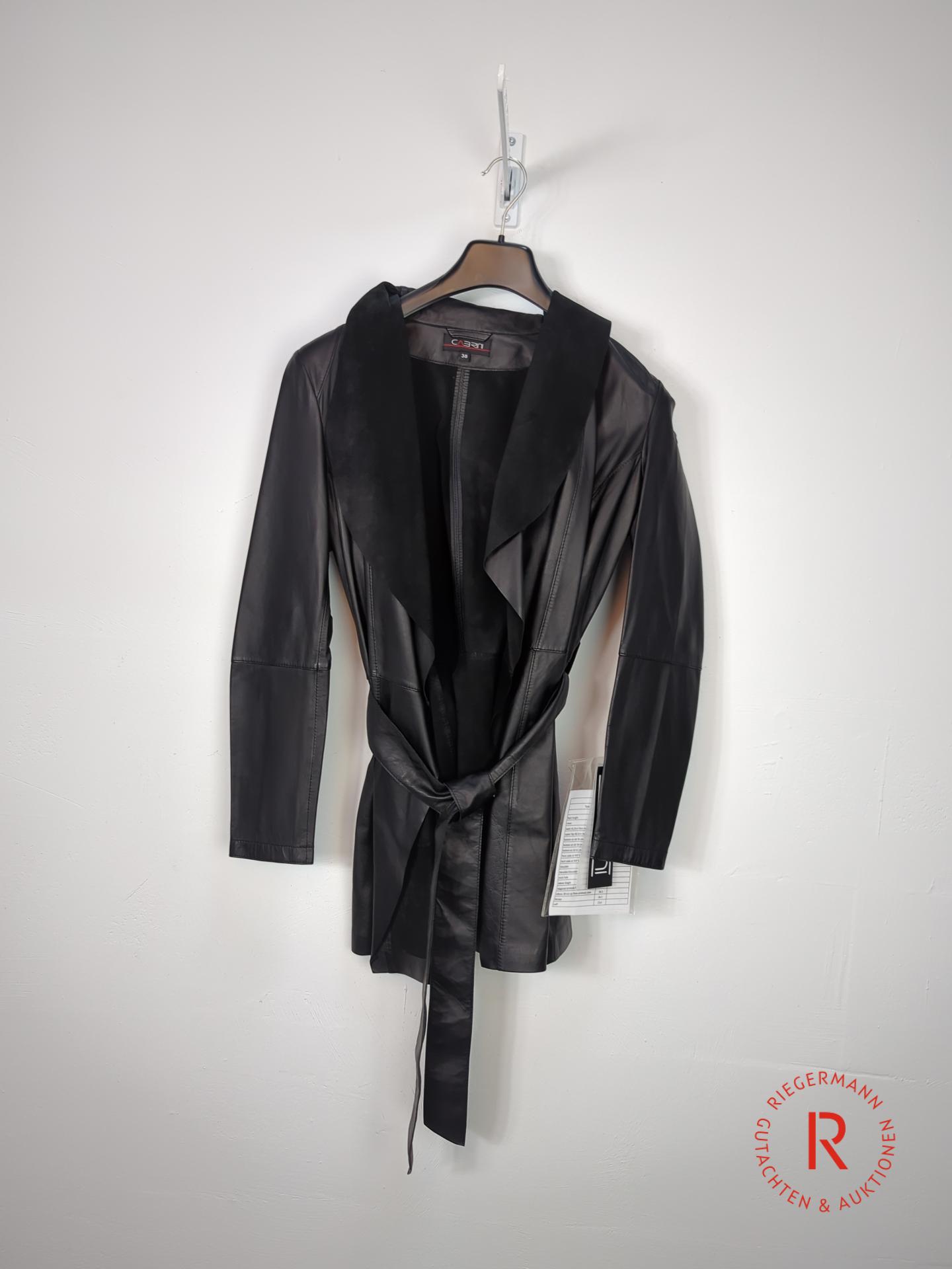 DAMEN LEDERMANTEL GRÖSSE 38
